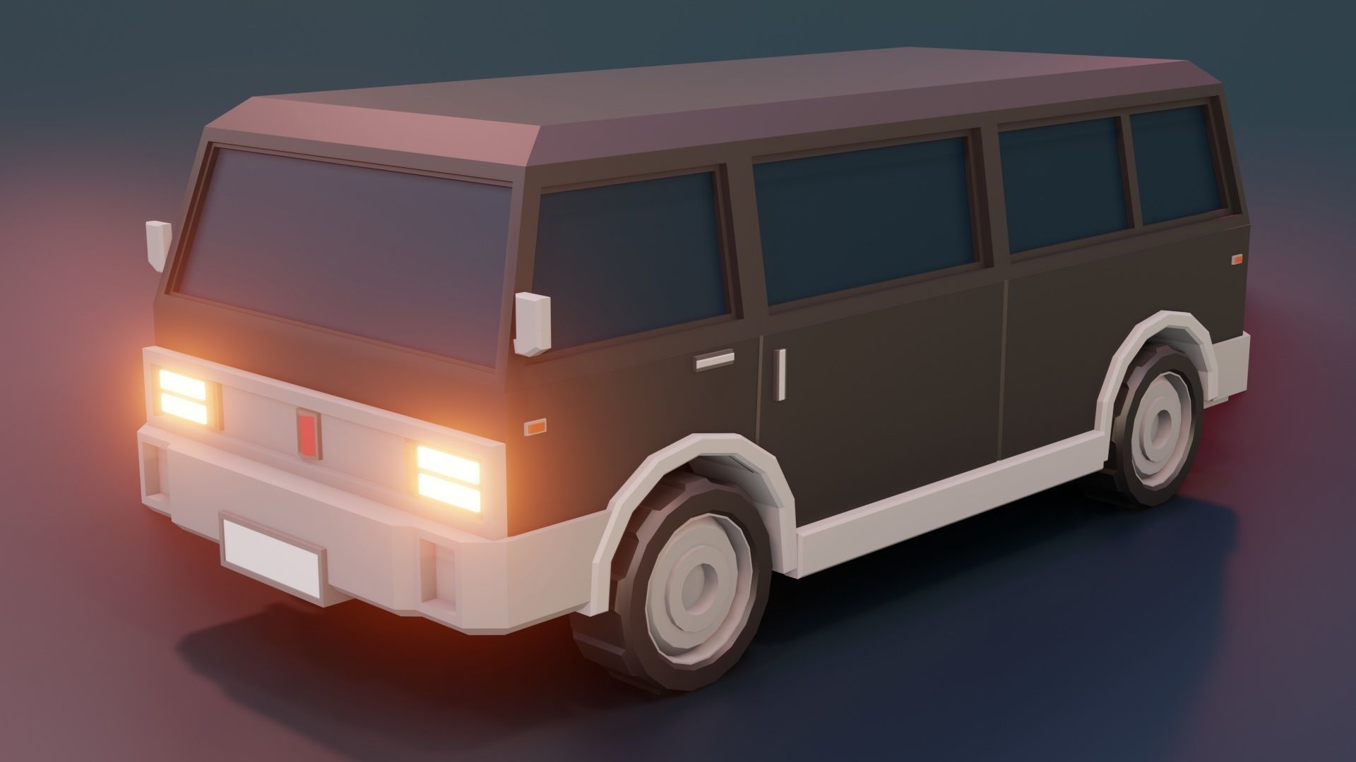 low poly cars vol 08 lowpoly Low-poly 3D model_29