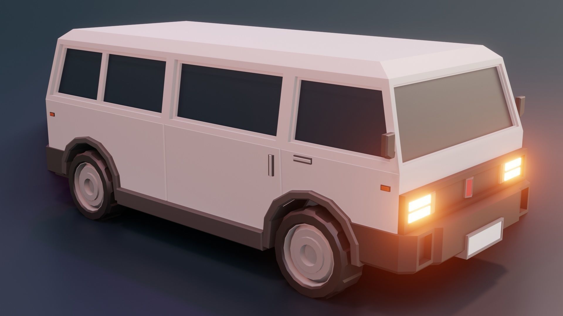 low poly cars vol 08 lowpoly Low-poly 3D model_27