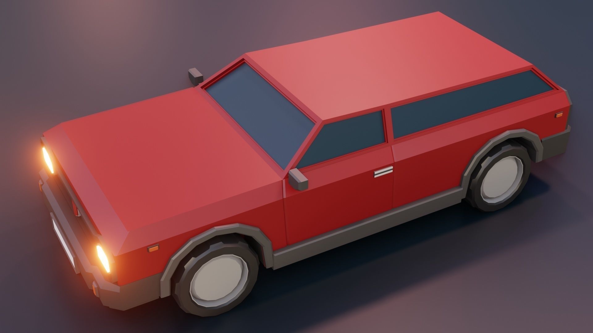 low poly cars vol 08 lowpoly Low-poly 3D model_25
