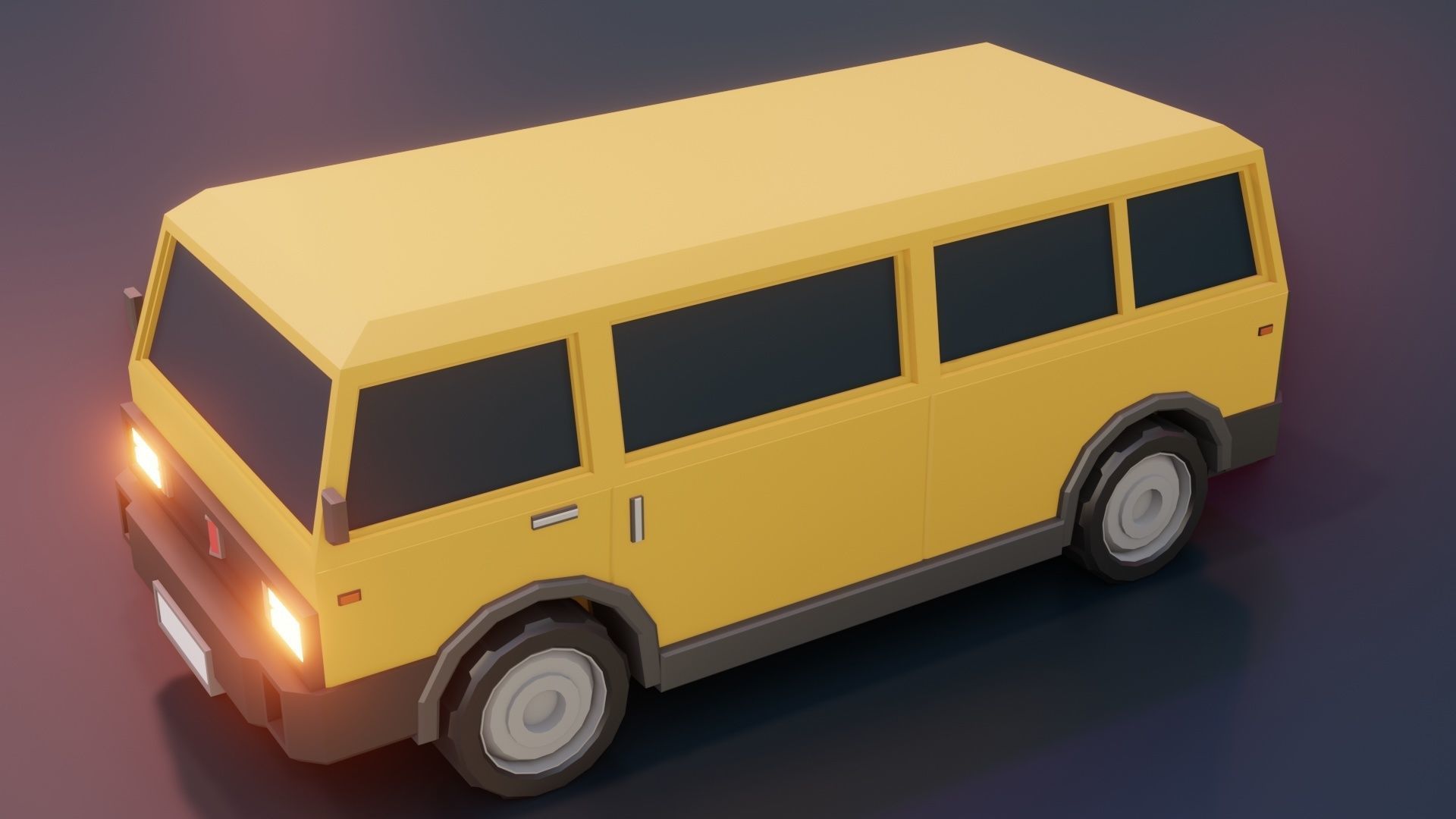 low poly cars vol 08 lowpoly Low-poly 3D model_31