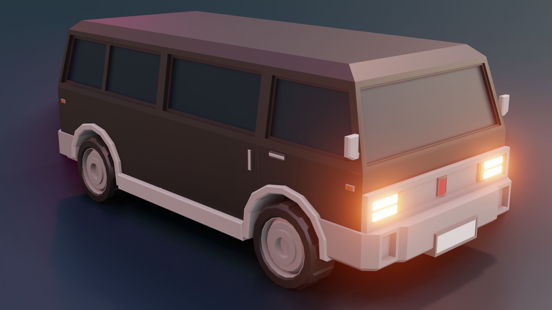 low poly cars vol 08 lowpoly Low-poly 3D model_30