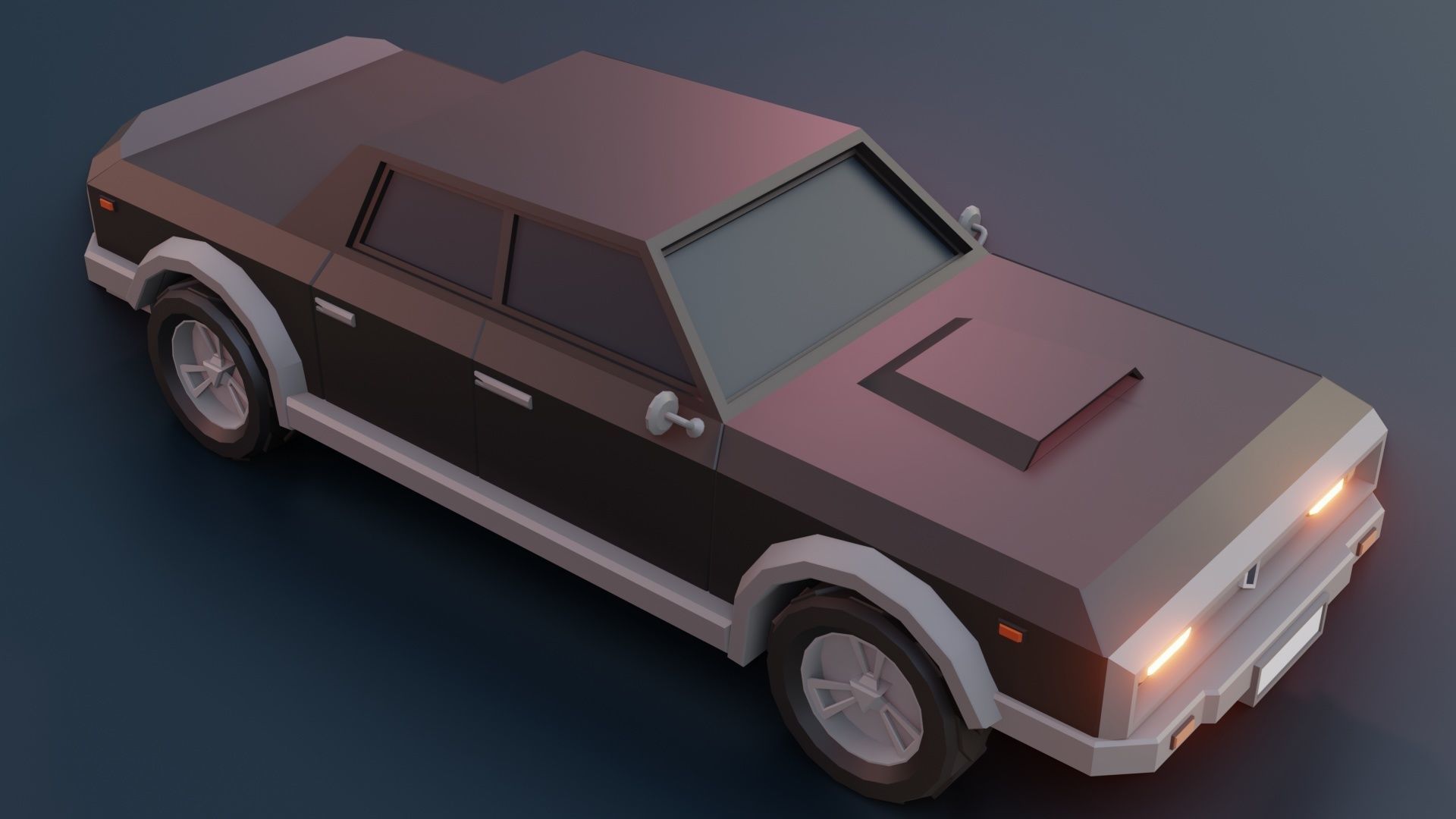 low poly cars vol 08 lowpoly Low-poly 3D model_17