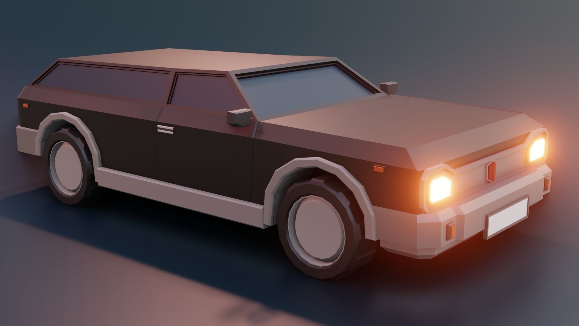 low poly cars vol 08 lowpoly Low-poly 3D model_24