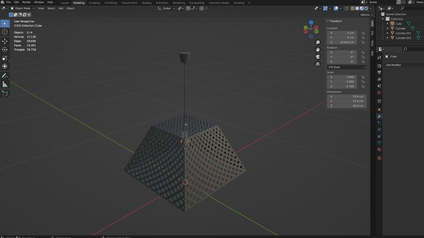 CHANDALIER 05 Low-poly 3D model_1