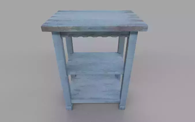 Wood stool