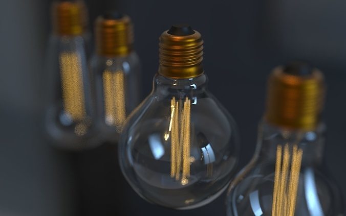 Lamps Kit  Low-poly 3D model