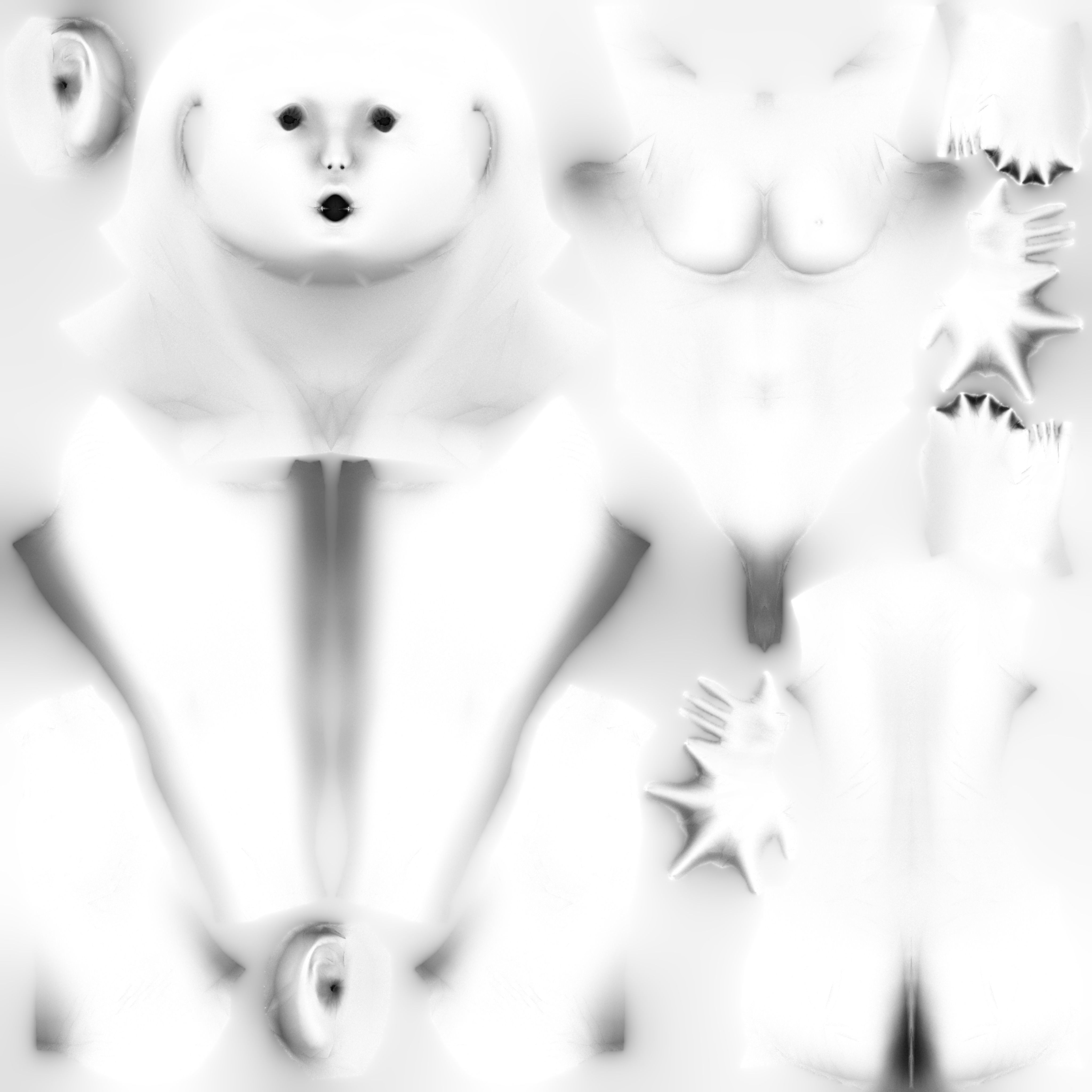 Sexy Sci-fi Female 3D model_9