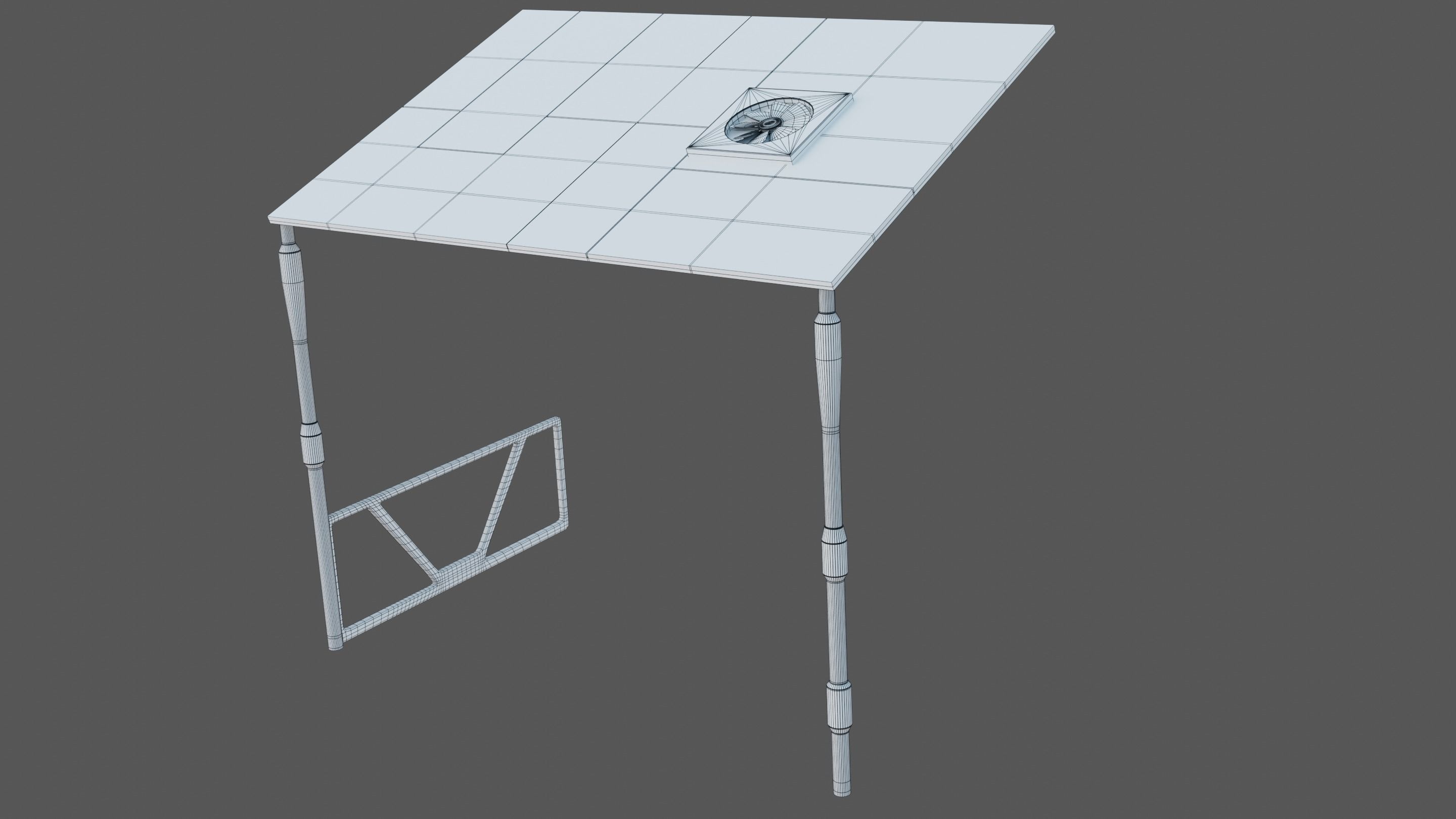 Sci-fi canopies Low-poly 3D model_6