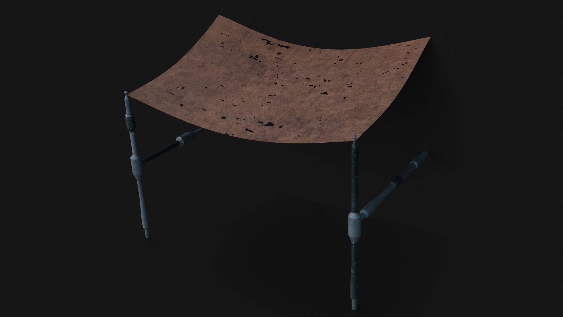 Sci-fi canopies Low-poly 3D model_19