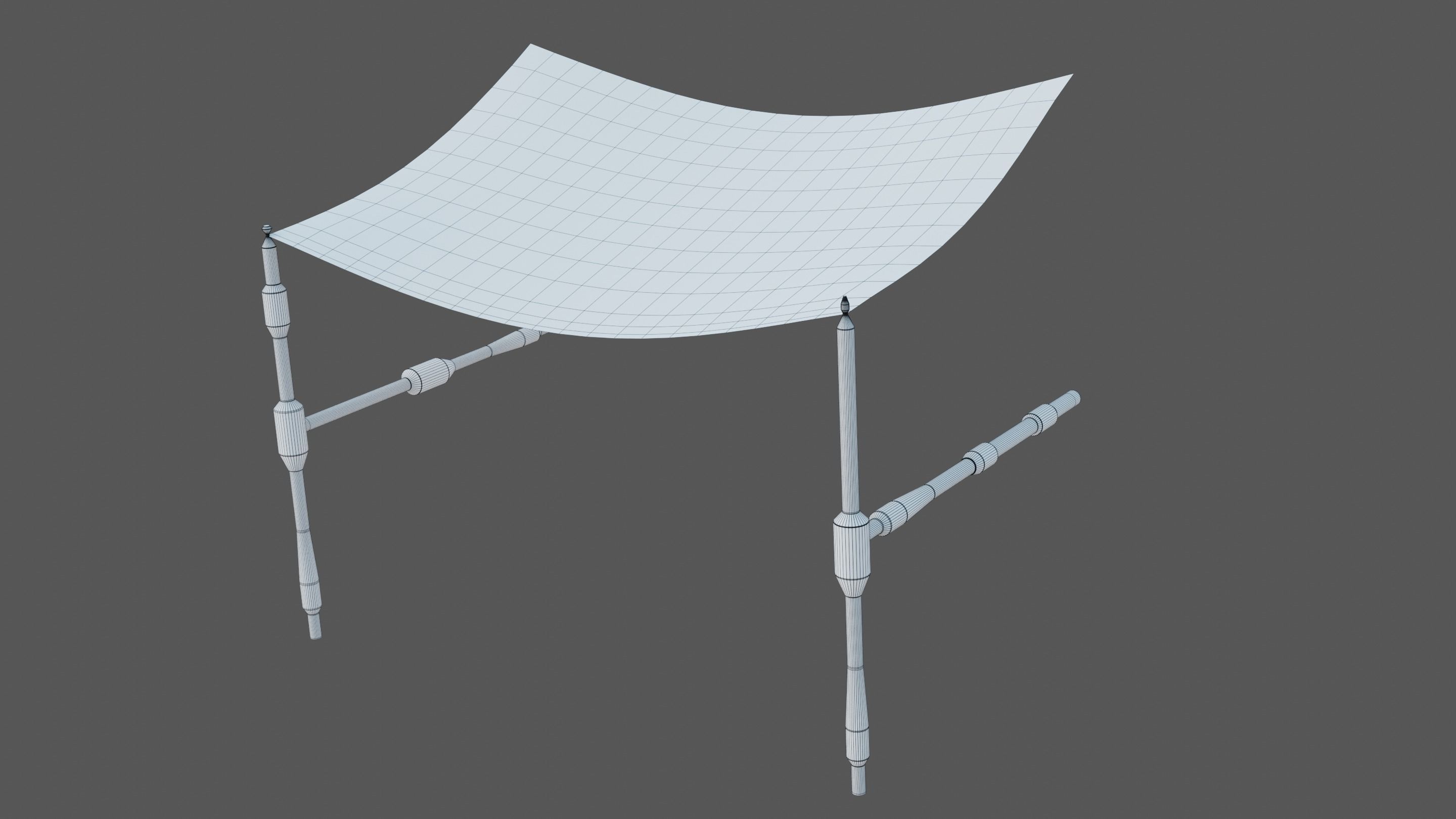 Sci-fi canopies Low-poly 3D model_21