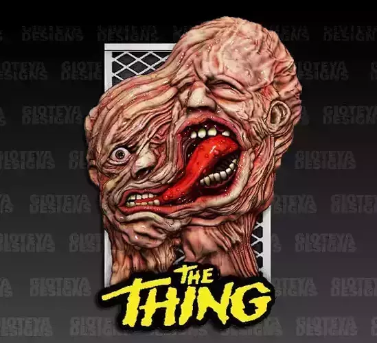 THE THING Split Face 3D model