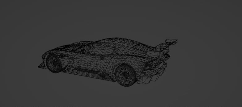 Aston Martin Vulcan 2022 Low-poly 3D model_11