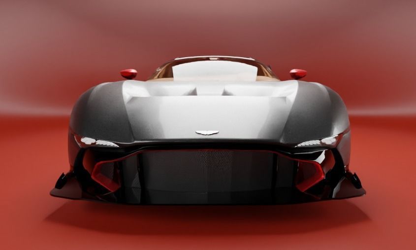 Aston Martin Vulcan 2022 Low-poly 3D model_7