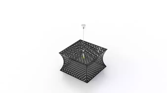 CHANDALIER 07 Low-poly 3D model