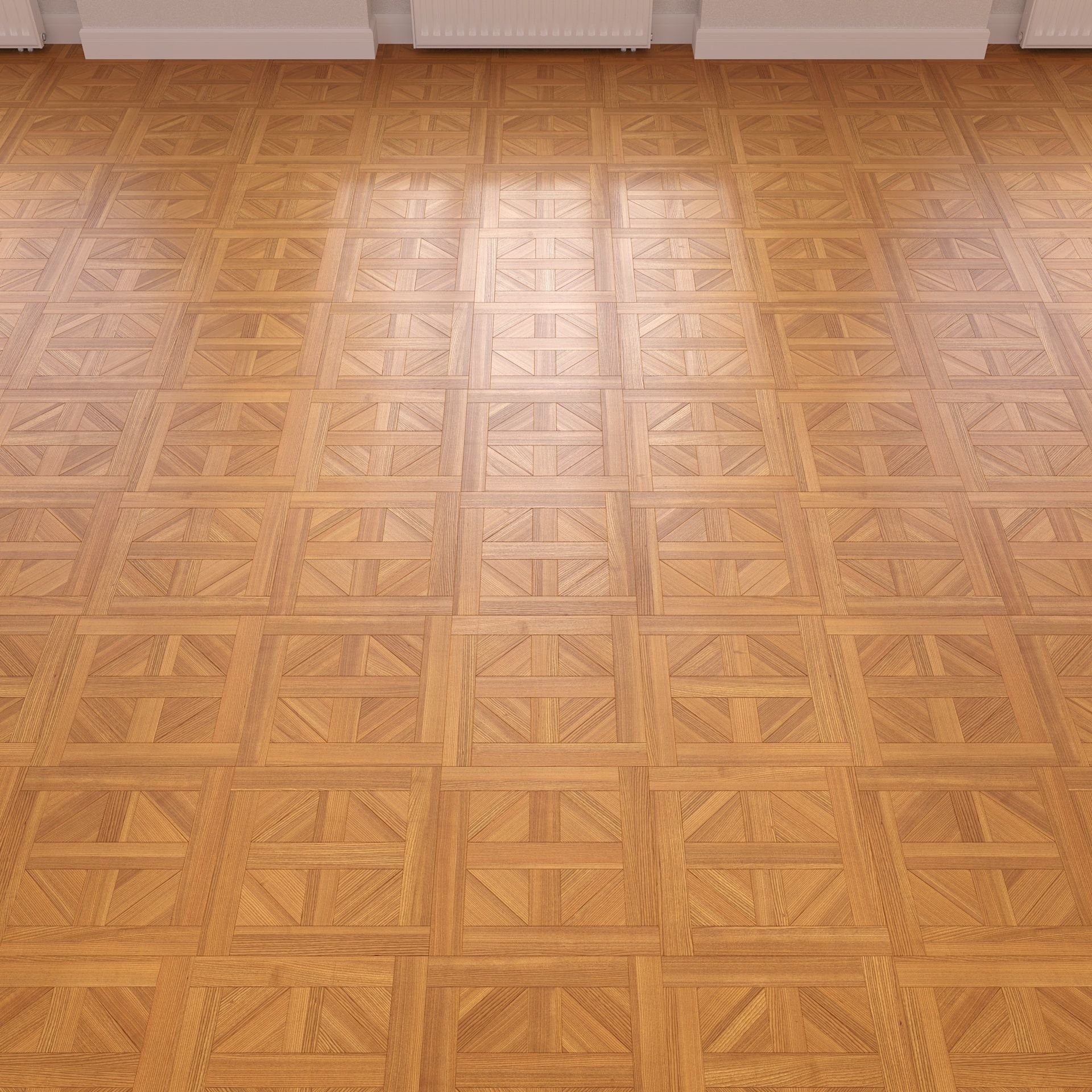 Parquet - Laminate - Wooden floor 3D model_3