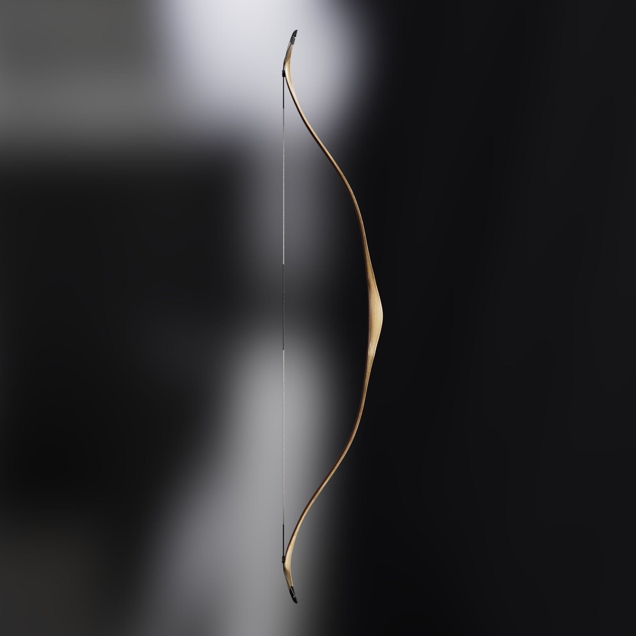 Traditional  Turkish bow with arrow 3D model 3D model_2