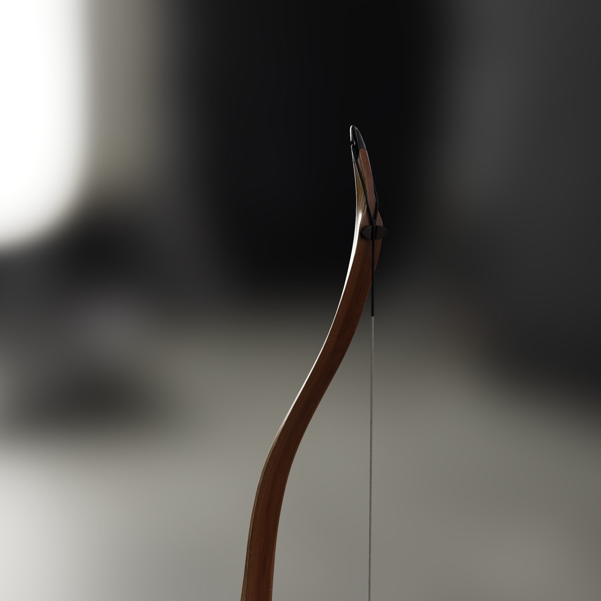 Traditional  Turkish bow with arrow 3D model 3D model_3