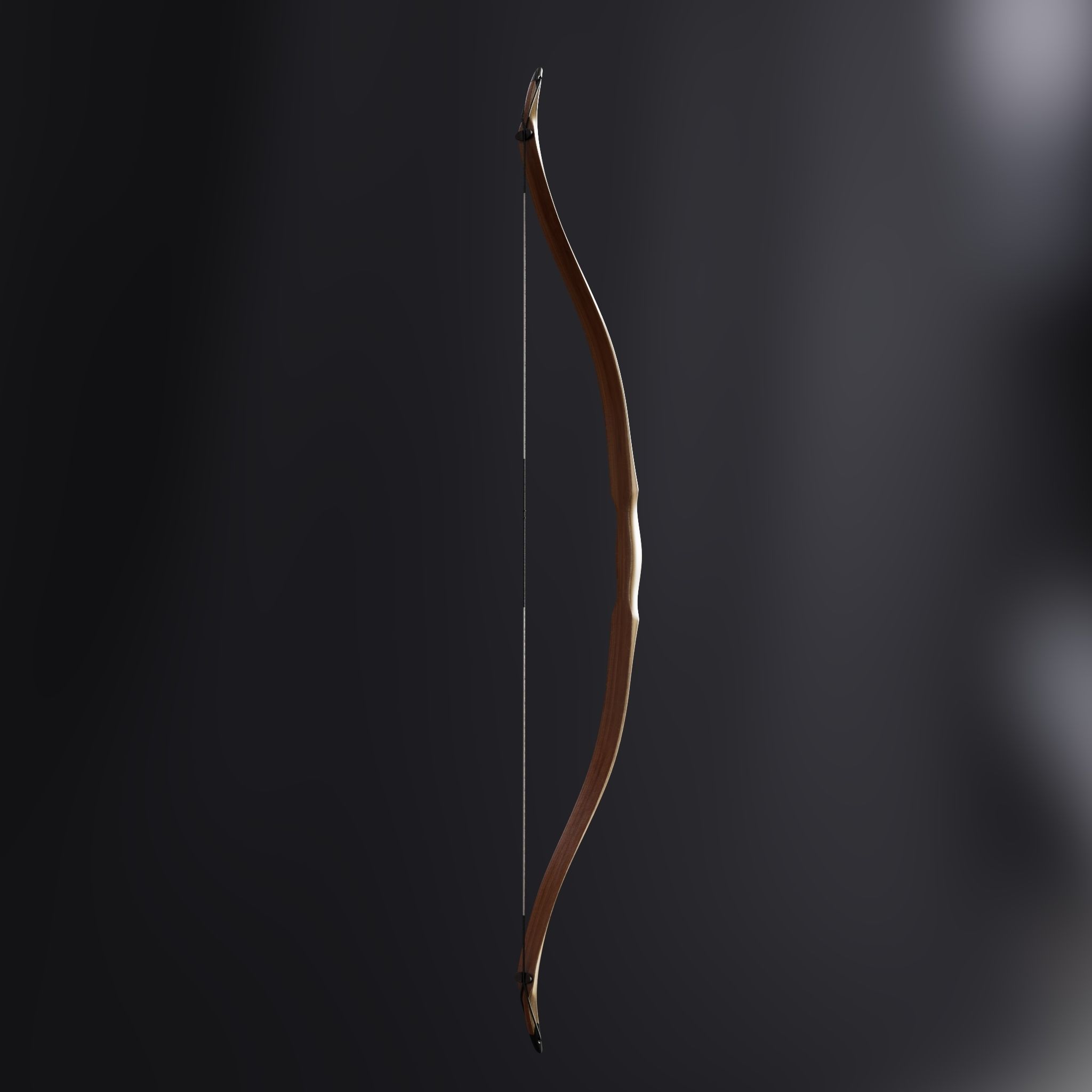 Traditional  Turkish bow with arrow 3D model 3D model_4