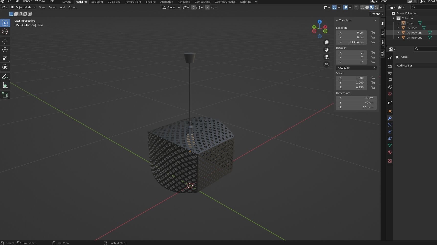 CHANDALIER 09 Low-poly 3D model_12