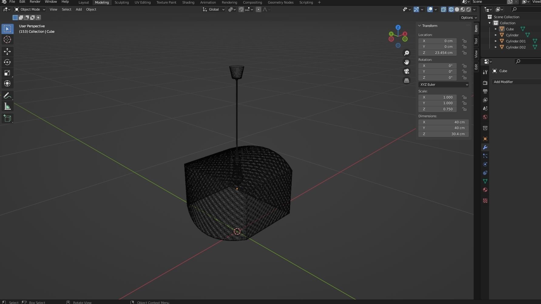 CHANDALIER 09 Low-poly 3D model_9