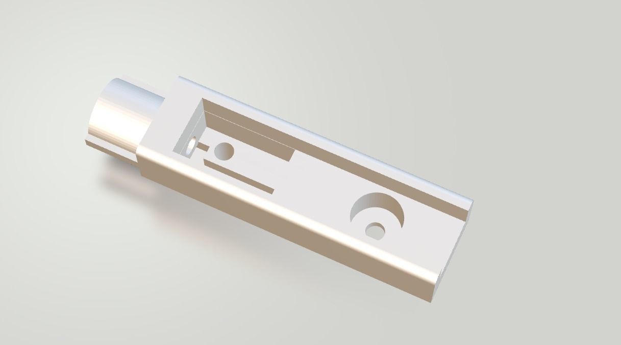 Airsoft Thompson Buffer Tube Adapter 3D print model_2