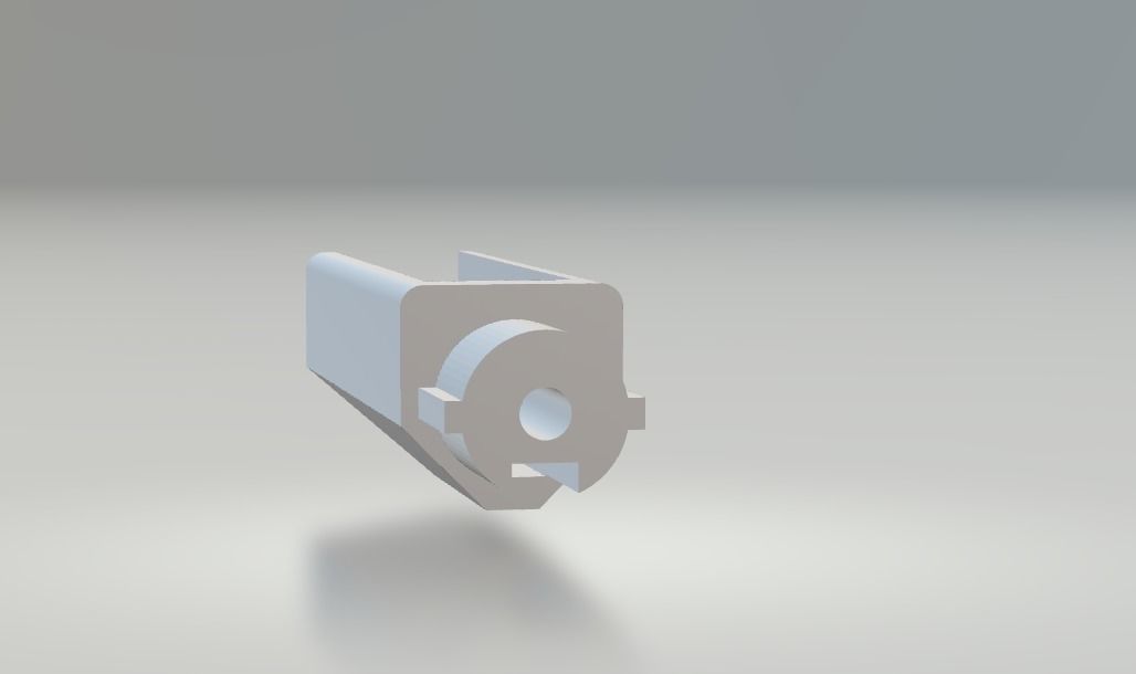 Airsoft Thompson Buffer Tube Adapter 3D print model_3