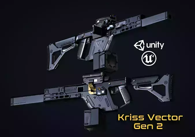 Kriss Vector Gen 2 Game ready model 