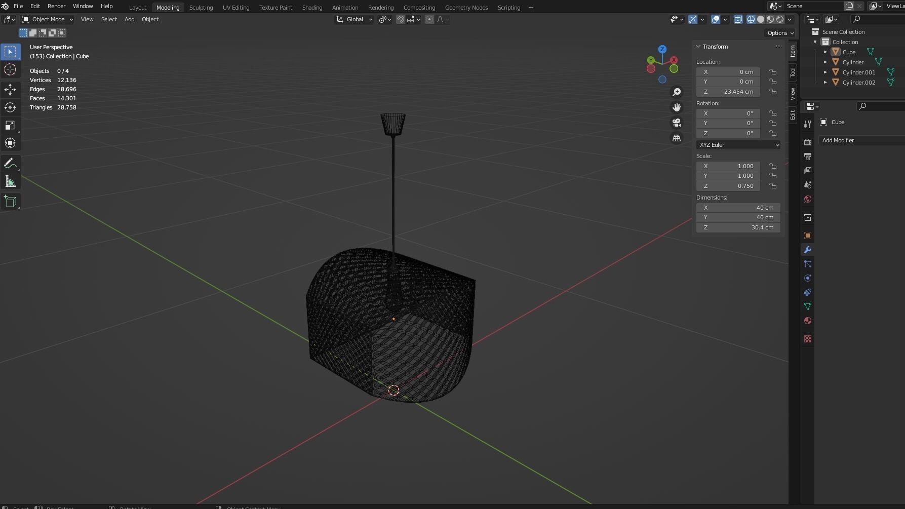 CHANDALIER 10 Low-poly 3D model_5