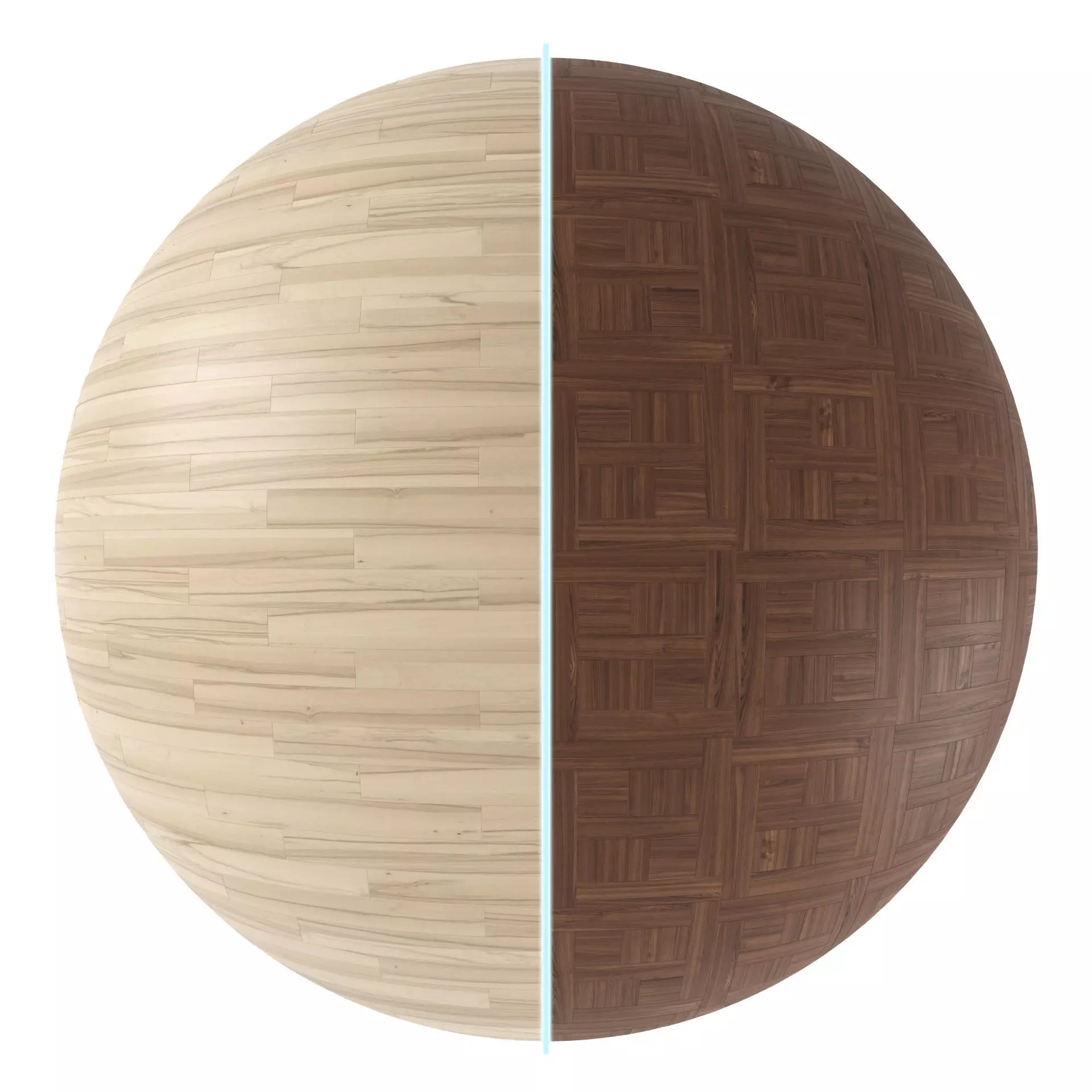 Parquet - Laminate - Wooden floor 2 in 1 3D model_0
