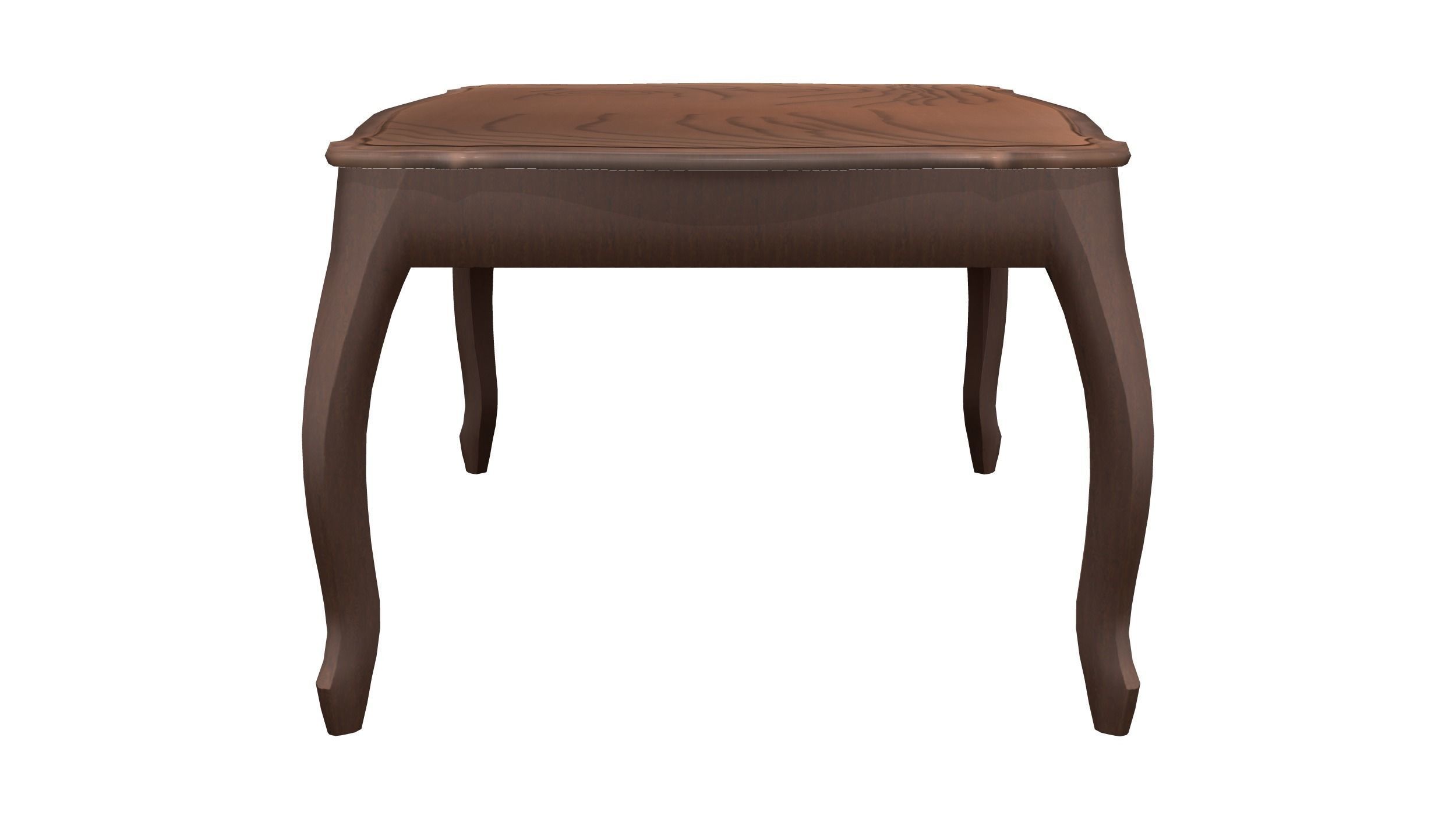 Bergere Style Table Low-poly 3D model_4