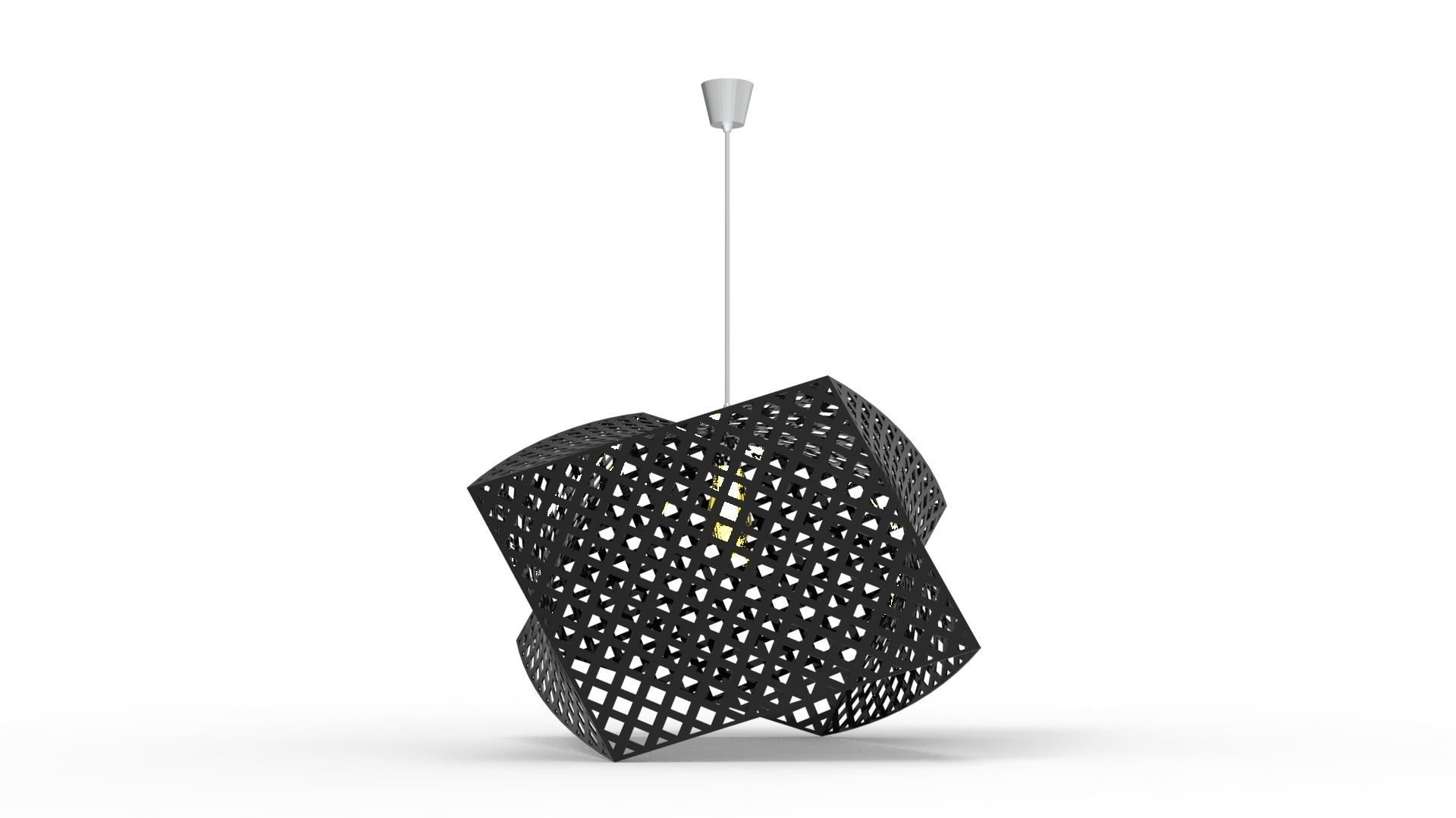 CHANDALIER pendant lamp with light in middle 3D Model Collection_10