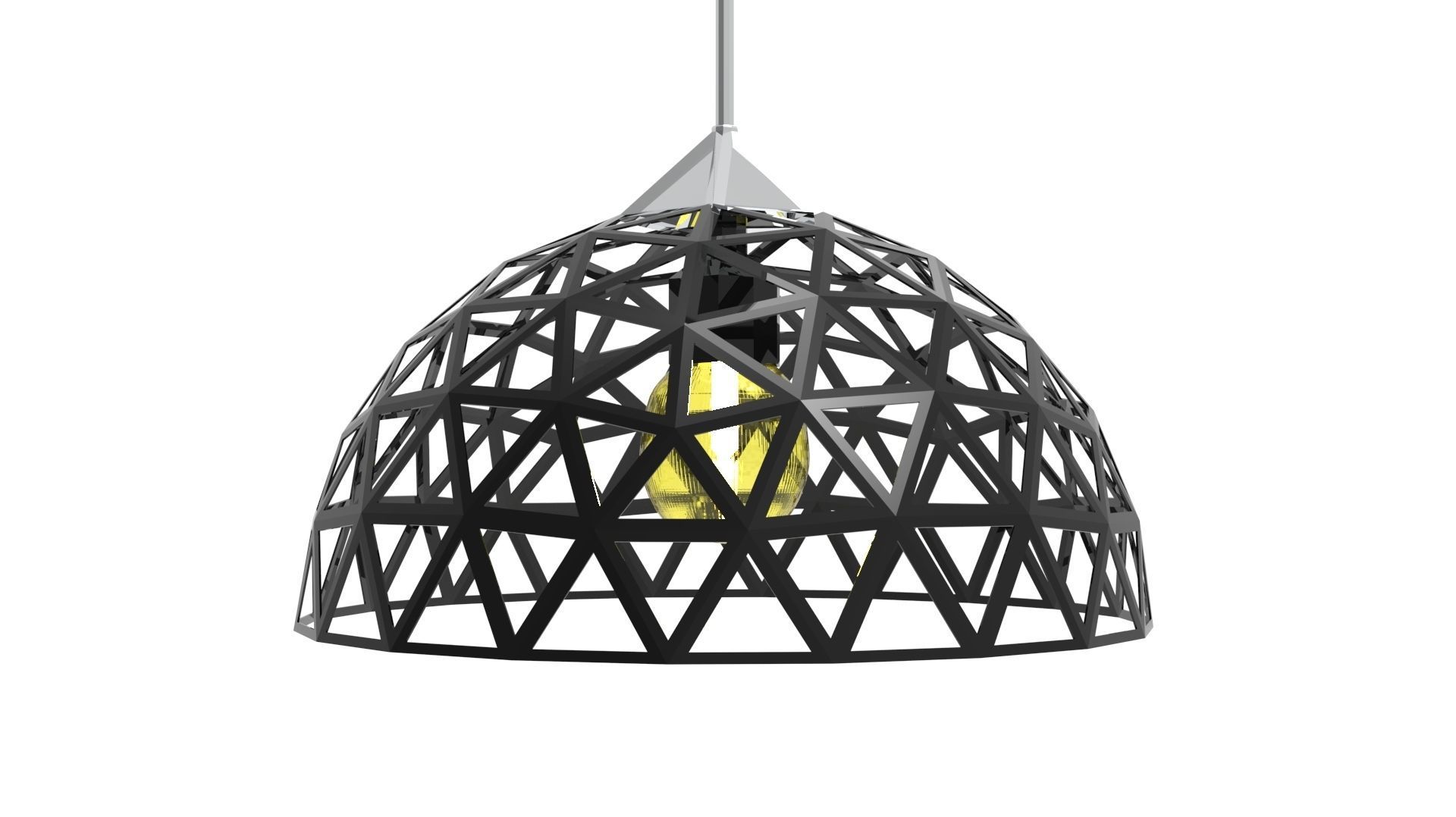 CHANDALIER pendant lamp with light in middle 3D Model Collection_4