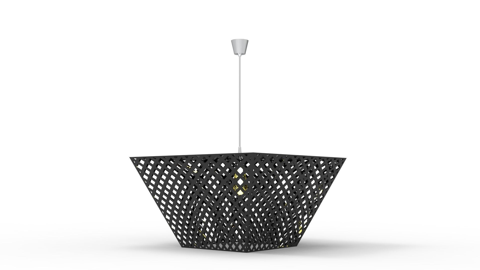 CHANDALIER pendant lamp with light in middle 3D Model Collection_25