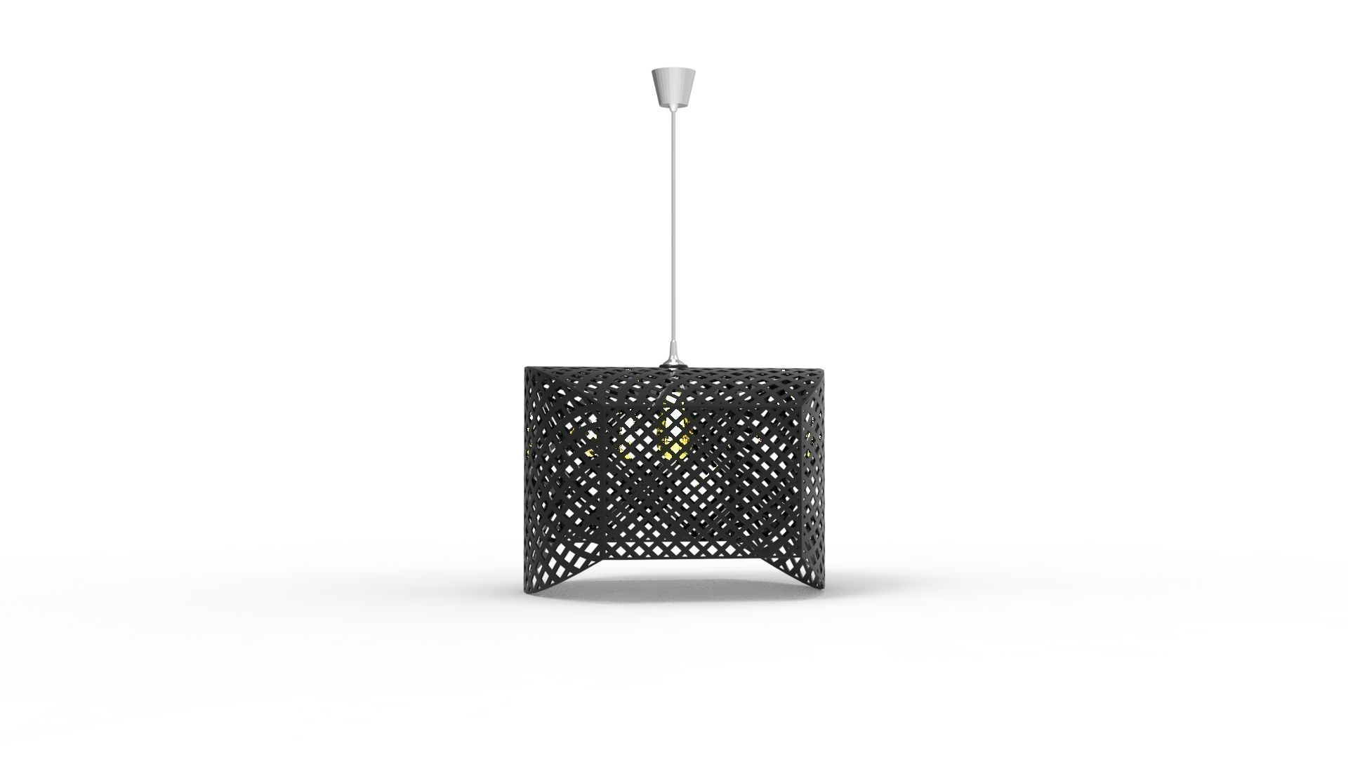 CHANDALIER pendant lamp with light in middle 3D Model Collection_48