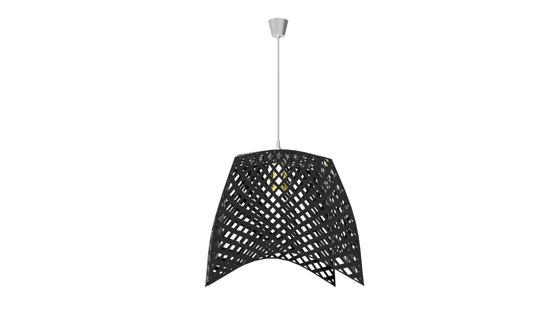 CHANDALIER pendant lamp with light in middle 3D Model Collection_2