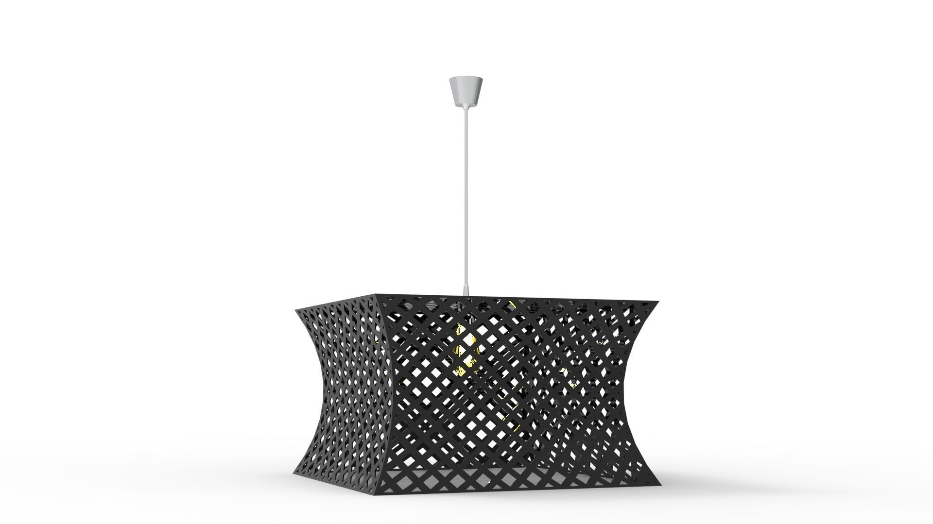 CHANDALIER pendant lamp with light in middle 3D Model Collection_38