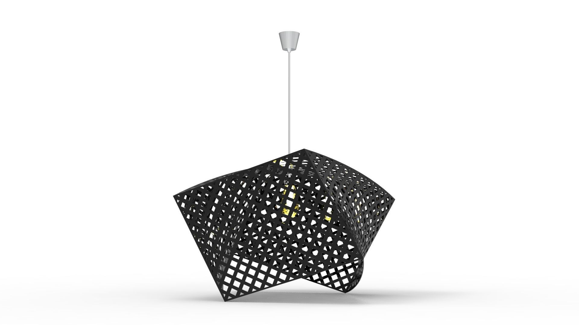 CHANDALIER pendant lamp with light in middle 3D Model Collection_11