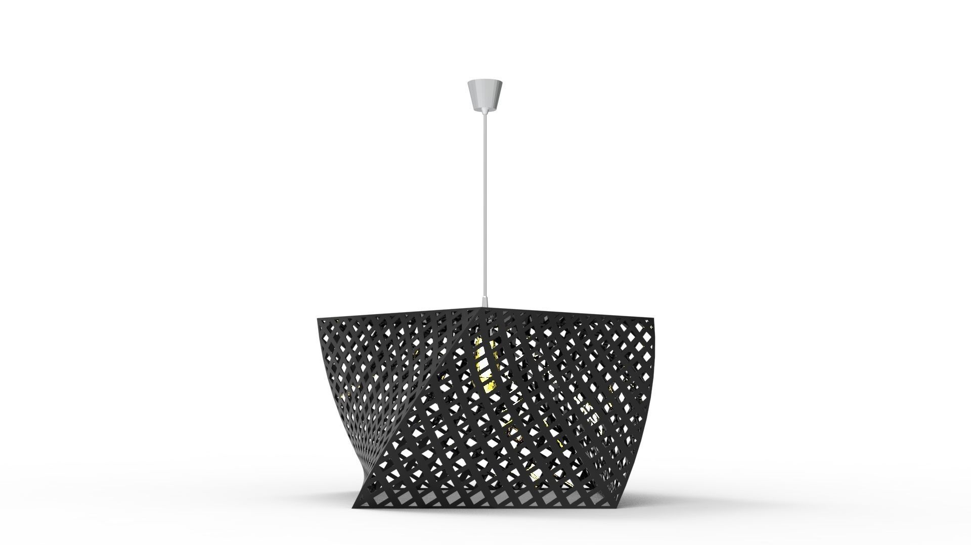 CHANDALIER pendant lamp with light in middle 3D Model Collection_15