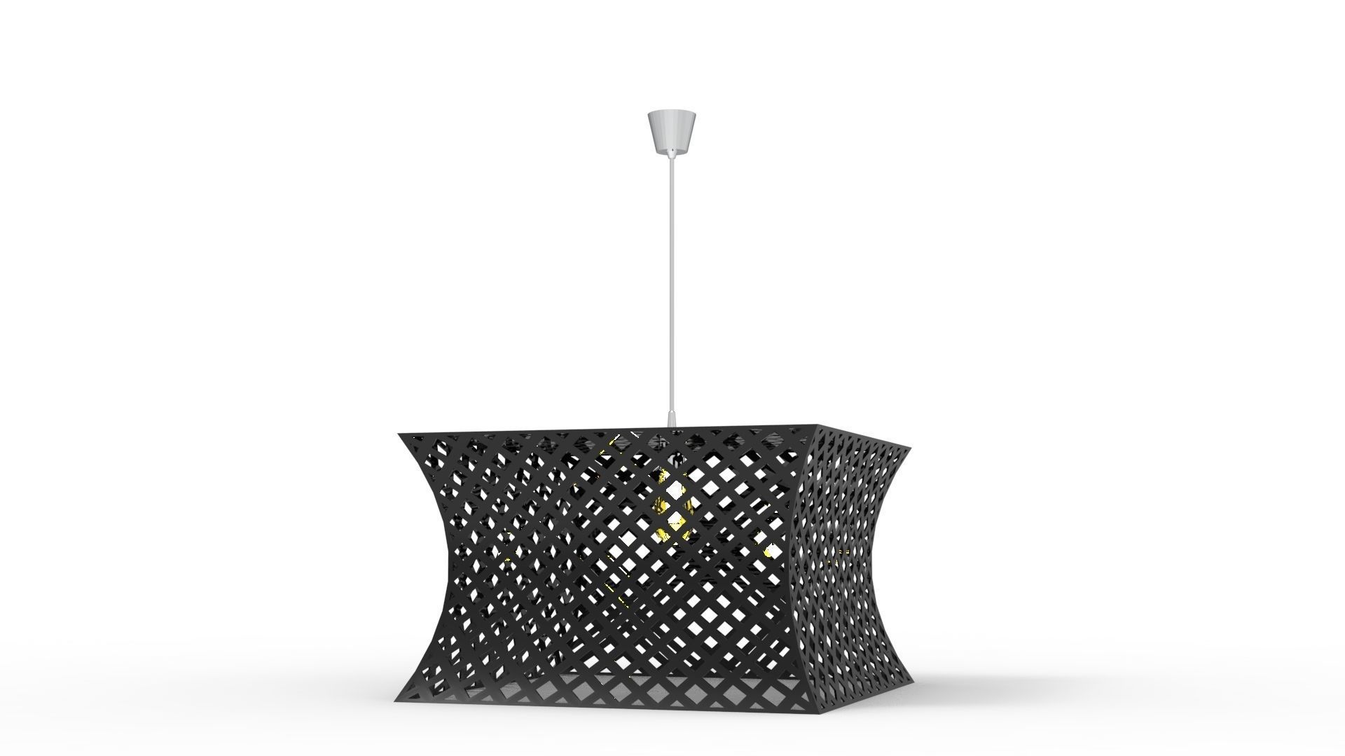 CHANDALIER pendant lamp with light in middle 3D Model Collection_31