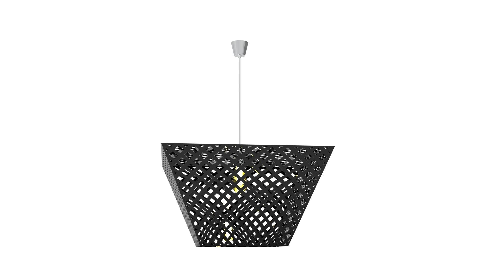 CHANDALIER pendant lamp with light in middle 3D Model Collection_30