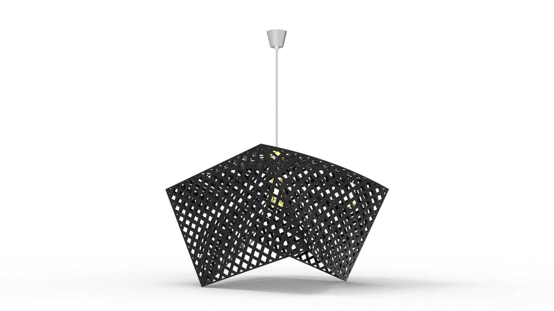 CHANDALIER pendant lamp with light in middle 3D Model Collection_18