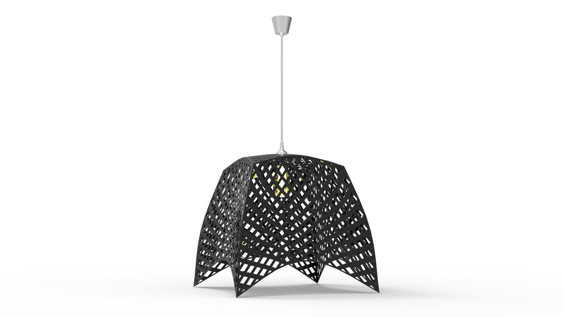 CHANDALIER pendant lamp with light in middle 3D Model Collection_8