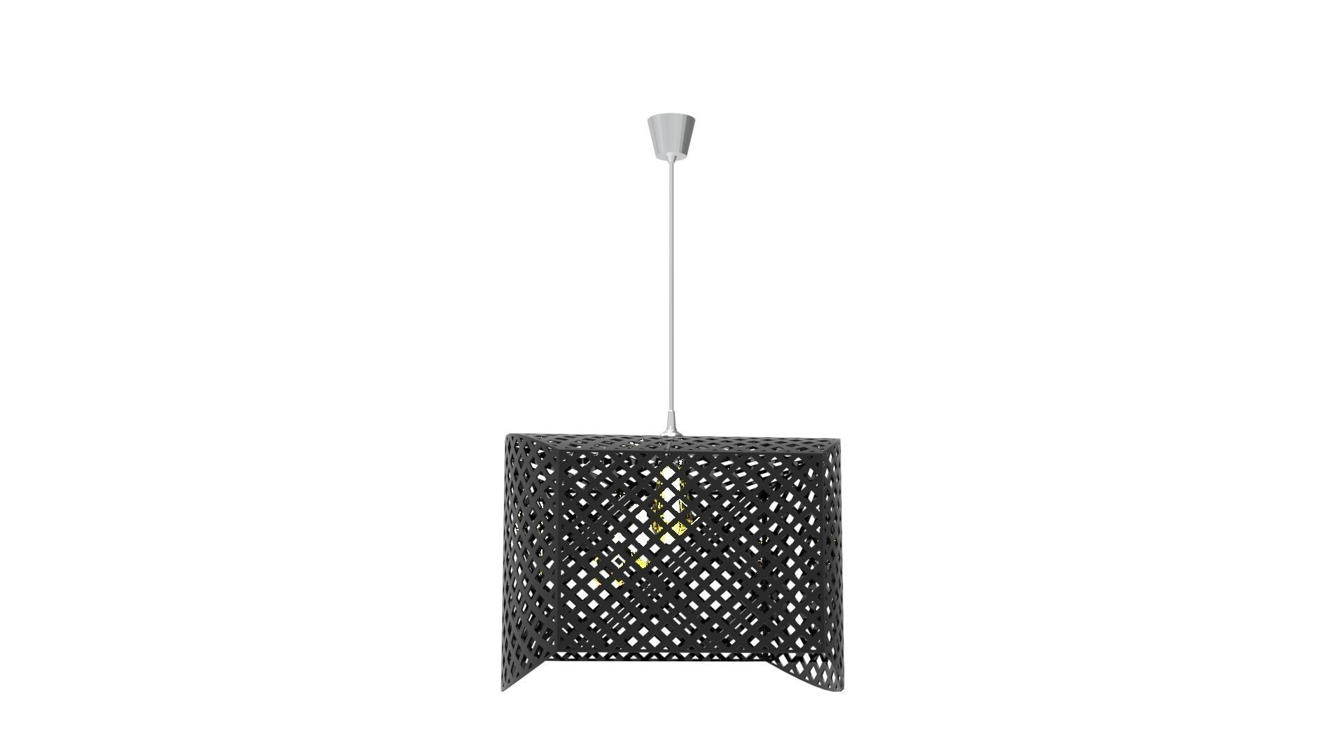 CHANDALIER pendant lamp with light in middle 3D Model Collection_40