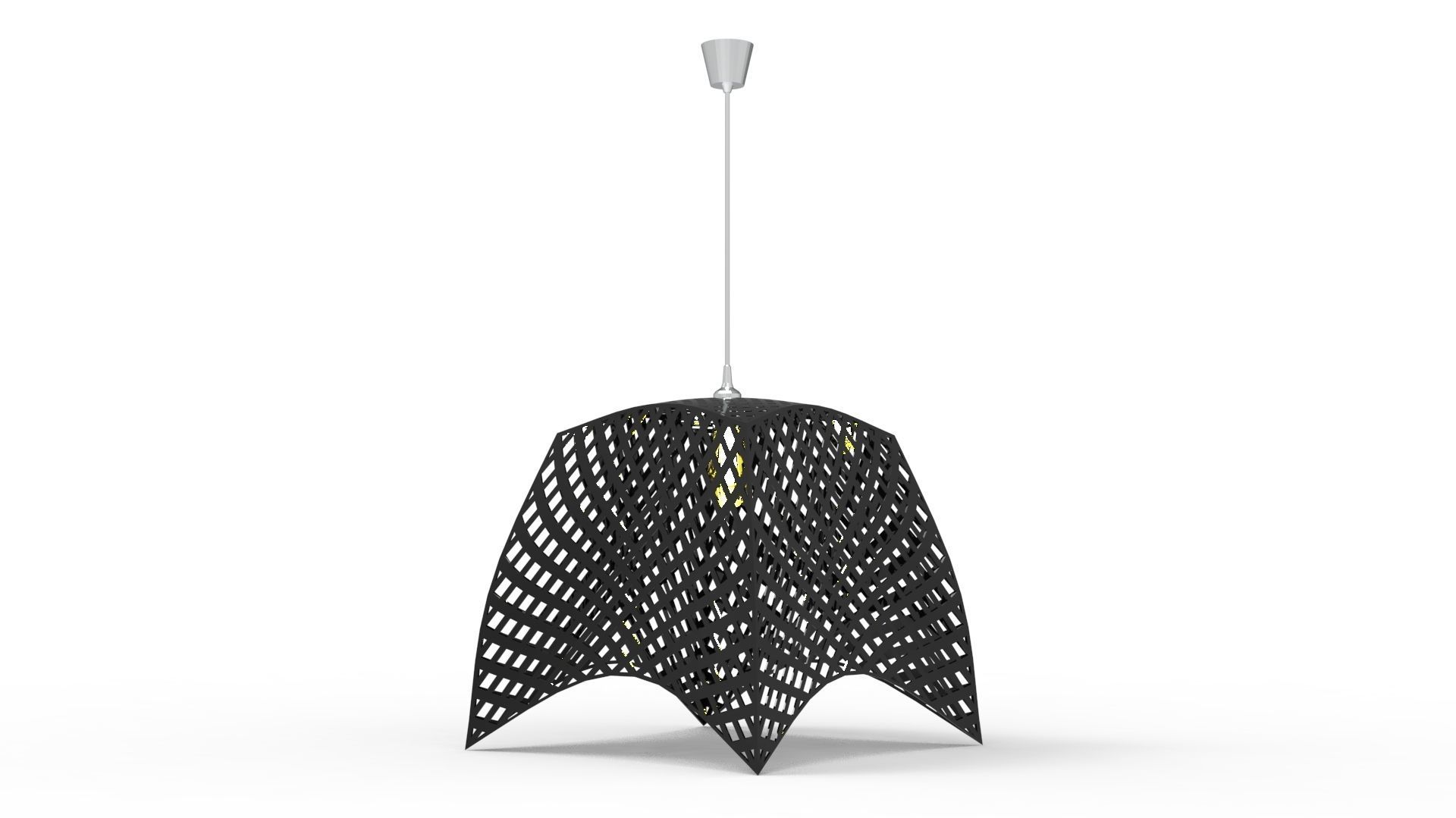 CHANDALIER pendant lamp with light in middle 3D Model Collection_6