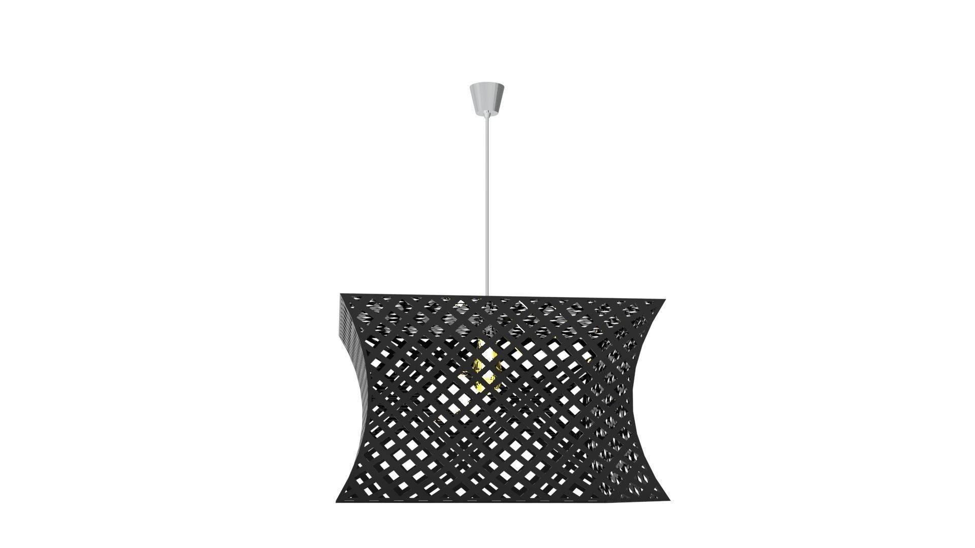 CHANDALIER pendant lamp with light in middle 3D Model Collection_33