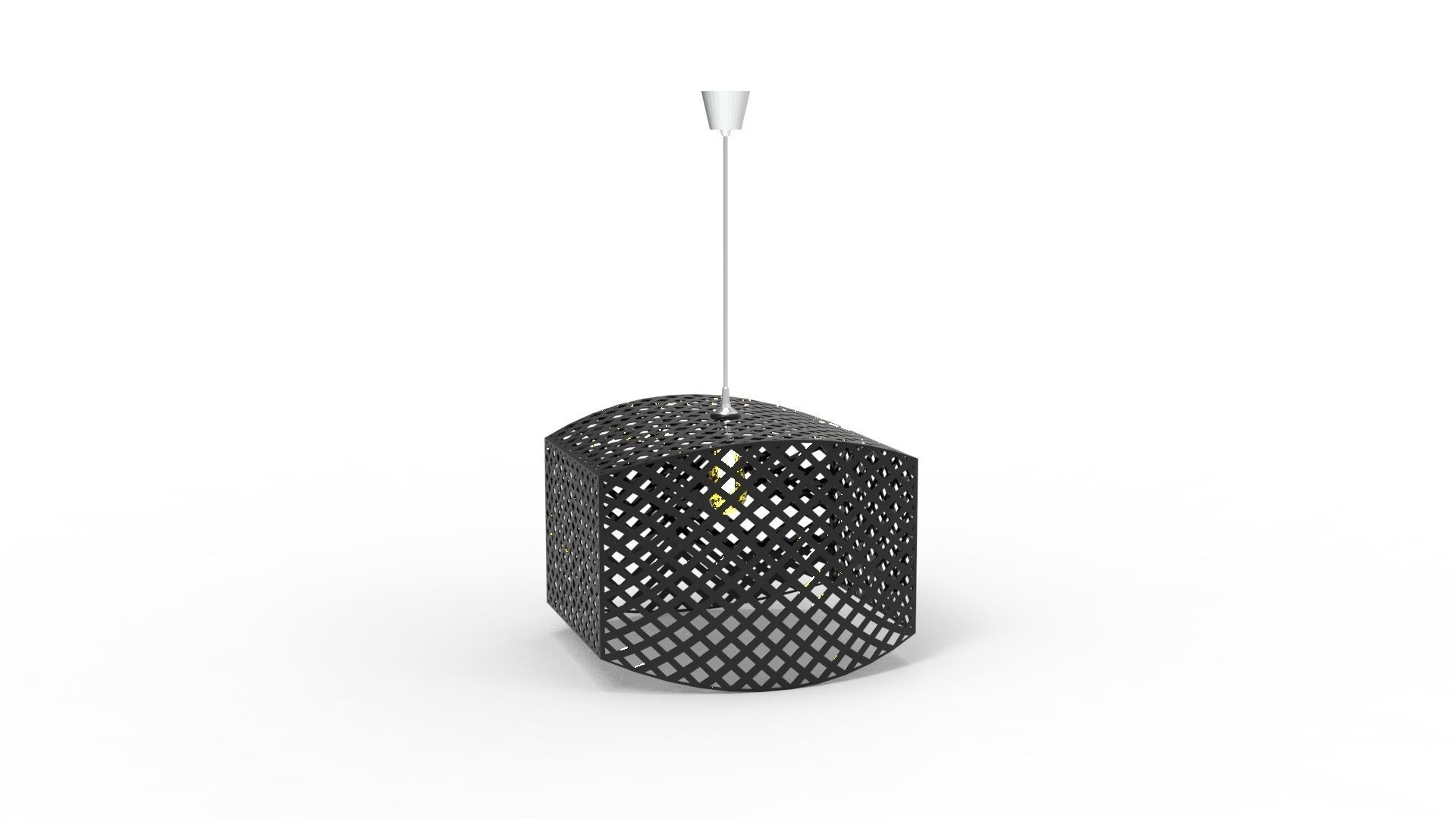 CHANDALIER pendant lamp with light in middle 3D Model Collection_47