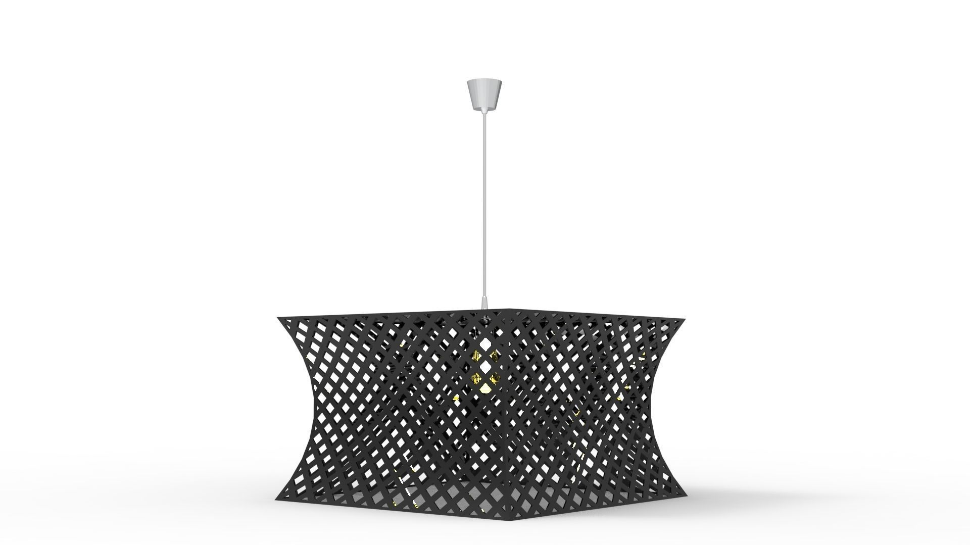 CHANDALIER pendant lamp with light in middle 3D Model Collection_29