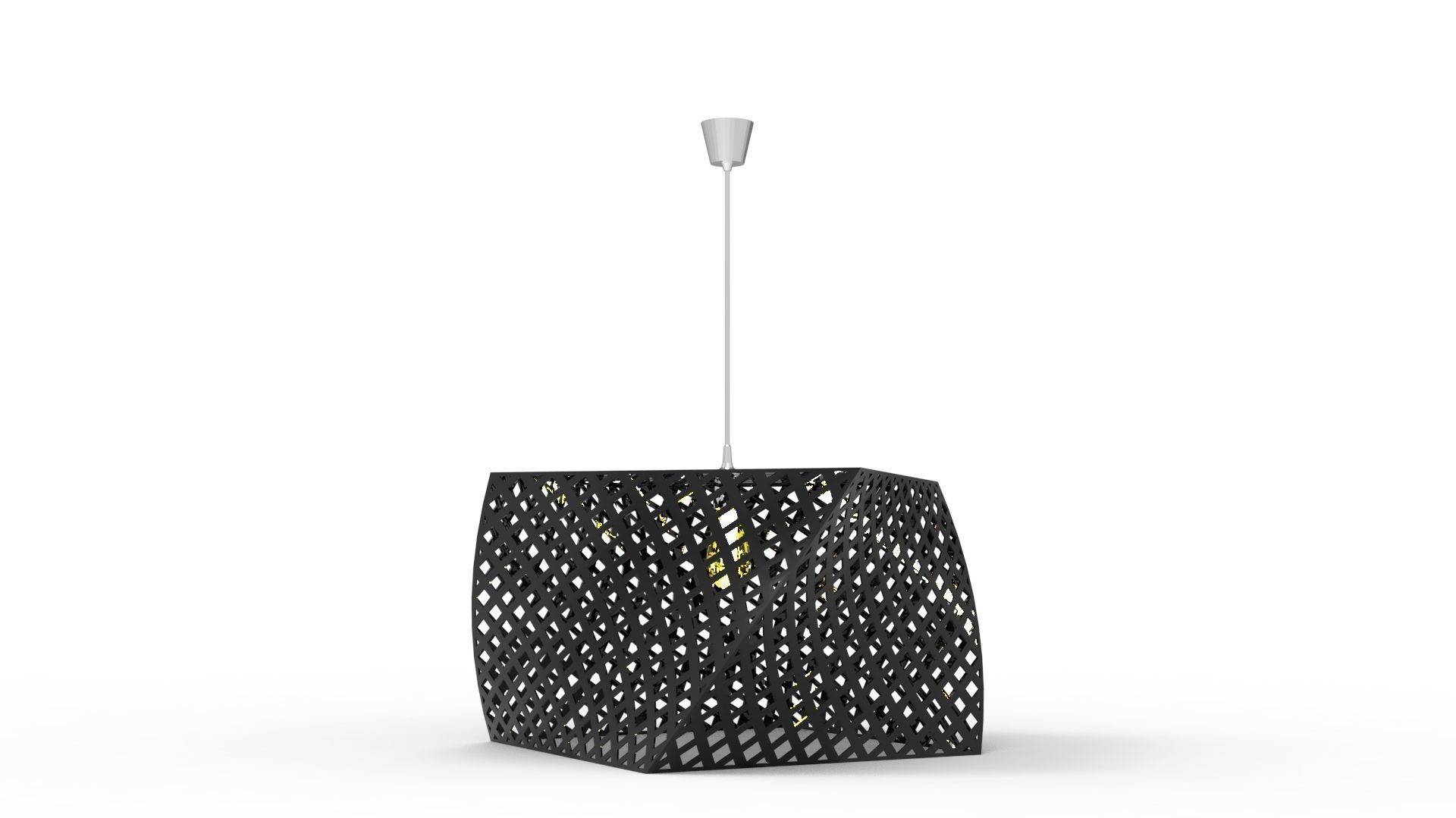 CHANDALIER pendant lamp with light in middle 3D Model Collection_16