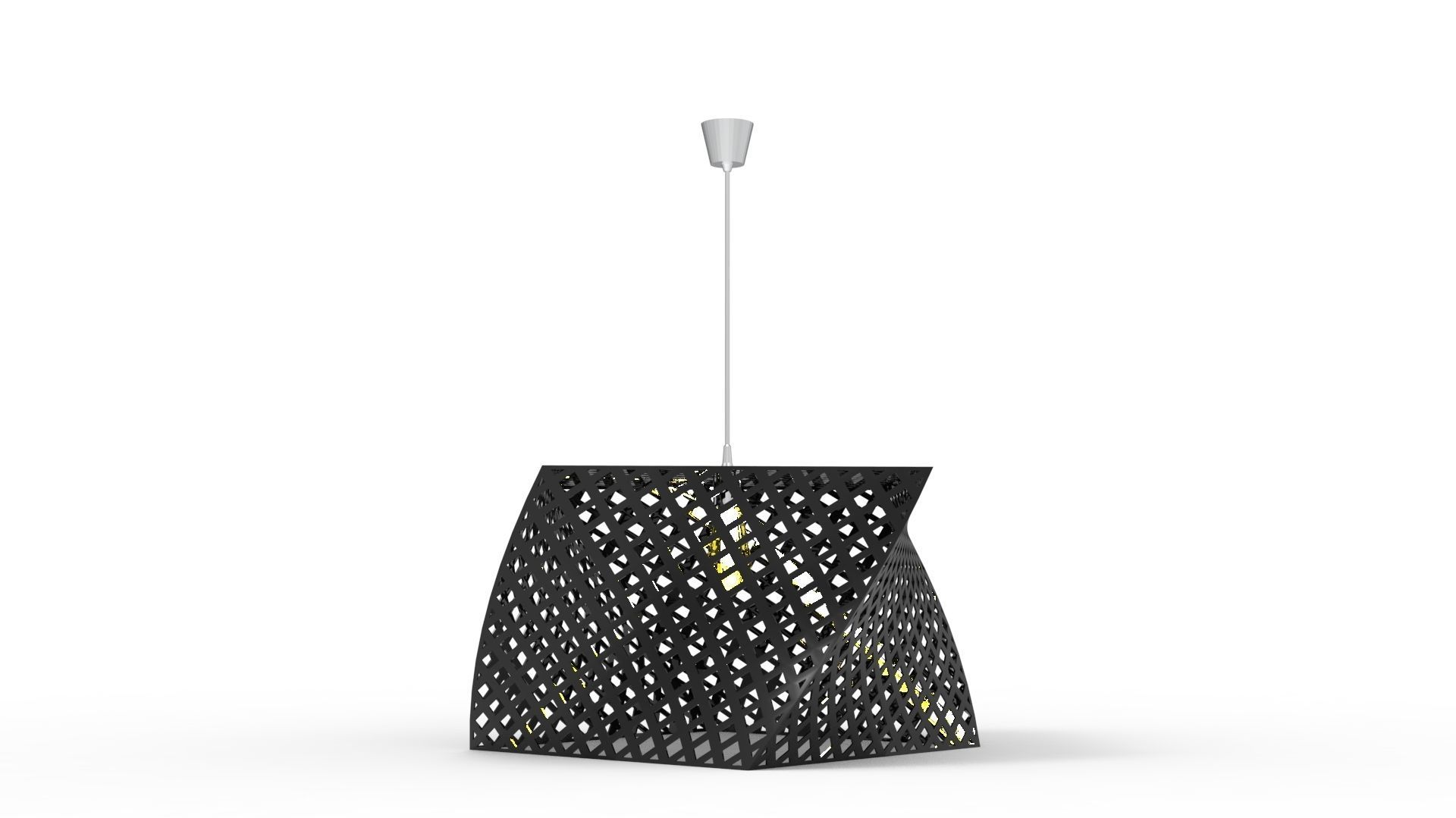 CHANDALIER pendant lamp with light in middle 3D Model Collection_20