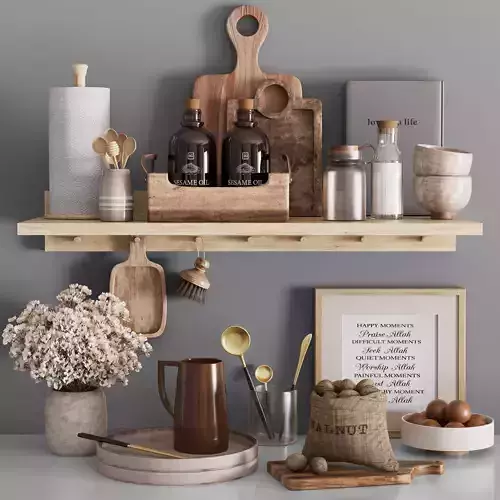 kitchen accessories034 3D model